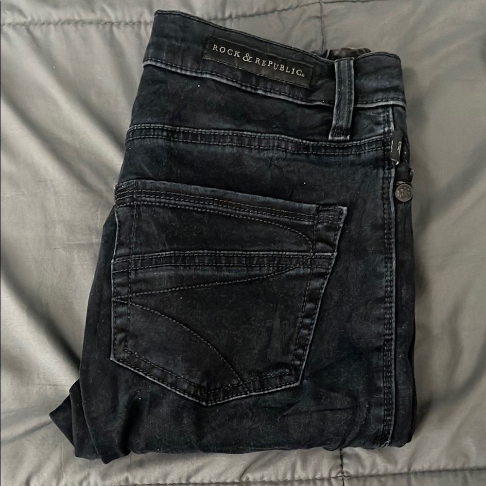 Rock & Republic Kylie Patchwork Jeans Size 6M